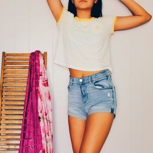 Aeropostale Cropped Fruit Shirt